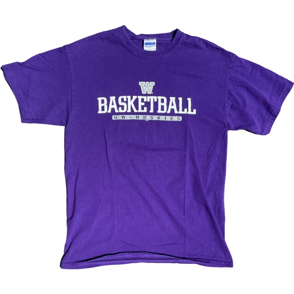 University of Washington Huskies Basketball T-shirt Size M